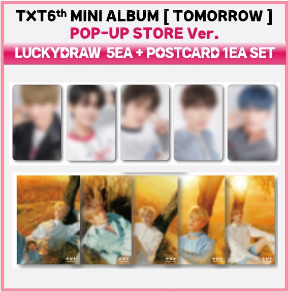 TXT POP-UP Photocard 5EA + Postcard 1EA SET / minisode 3: TOMORROW 公式