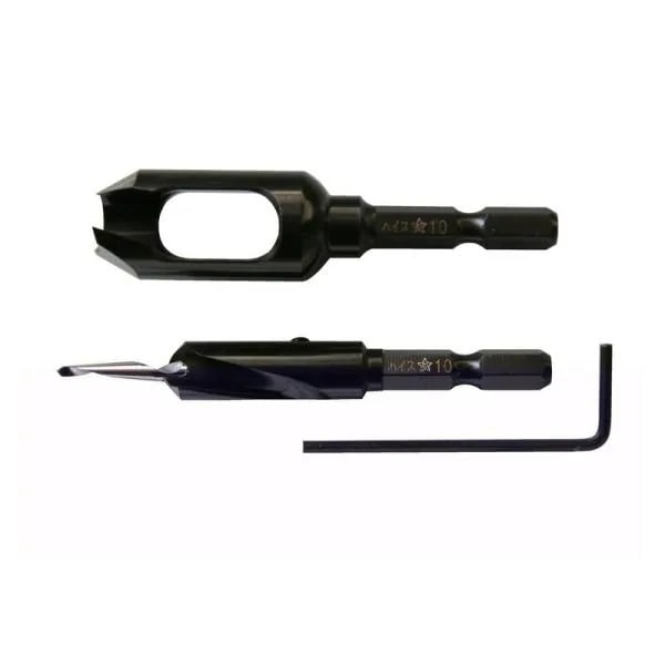 スターエム ハイス皿取and埋木セット 3．5X10mmX10mm 先端工具 木工アクセサリ 下穴錐 5,610円