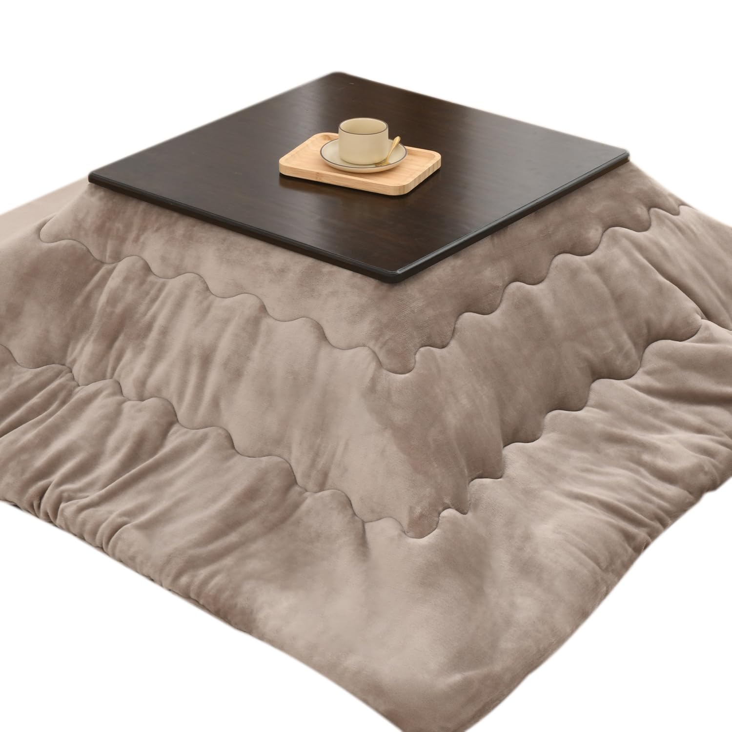 クモリ(Kumori) こたつ布団 185X235cm 単品売り 吸湿発熱 正方形 フランネル 柔らかい 無地 こたつ用布団 あったか 厚手 フランネル ふわふわ ぽかぽか ぬくぬく 冬用 静電気防止