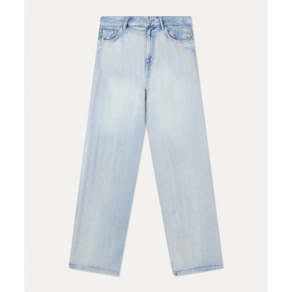 ミックスリネンスラブストレートフィットデニムレッド TJF733J_MIWTJF80QJ