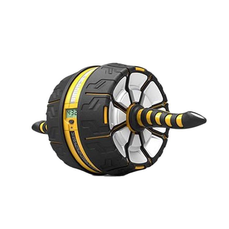 最新デジタル 腹筋ローラー エクササイズローラー アブローラー アブカーバー マット付き 腹筋バキバキ スプリングアシスト 女性 ダイエット 体幹 カウンター