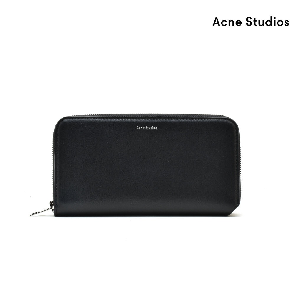 アクネストゥディオズ Acne Studios 1TE174-900000 BLACK FLUORITE S WALLET ウォレット ラウンドファスナー長財布 ブラック 黒 メンズ レディース[1t