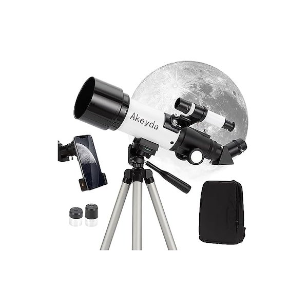 Akeyda 天体望遠鏡 子供 初心者 てんたいぼうえんきょう ぼうえんきょう 70mm大口径400mm焦点距離 望遠鏡 天体観測 初心者 | Akeyda 天体望遠鏡 子供 初心者 てんたいぼうえんきょう ぼう