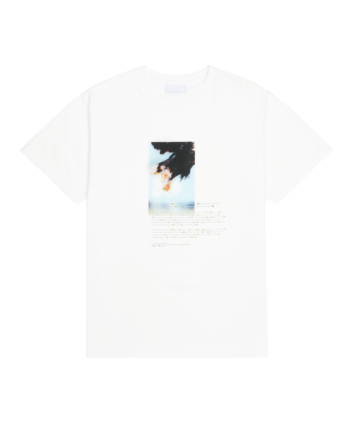 【SANSANGEAR】 26SS OVER TECH T-SHIRT : WHITE