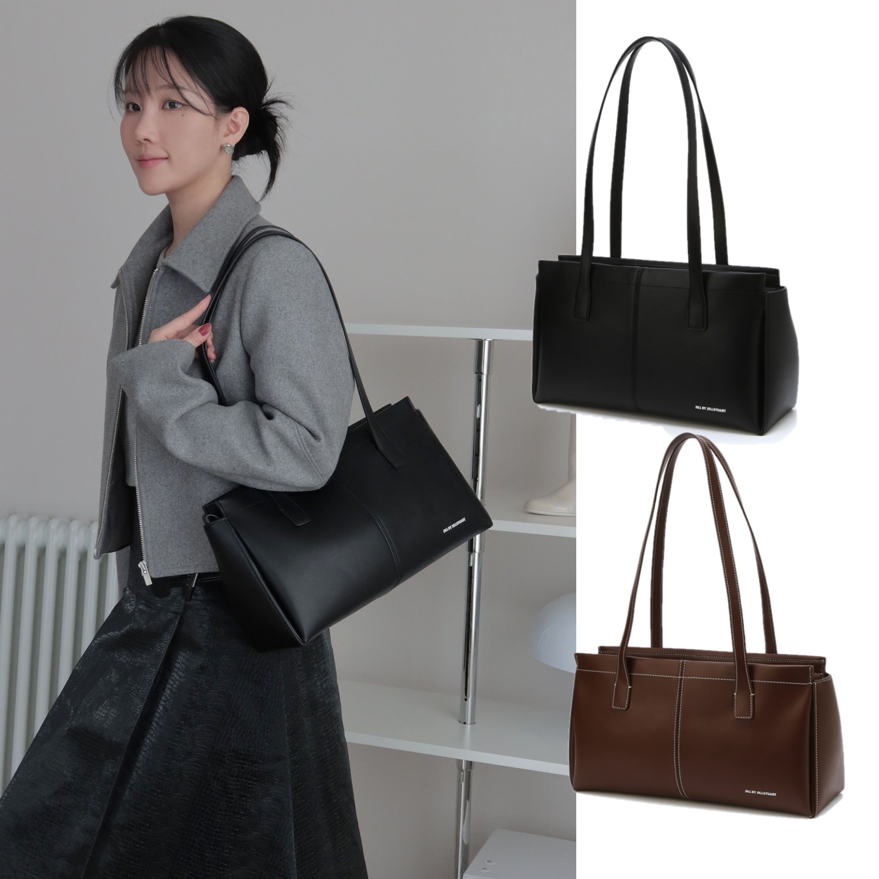 [JILLSTUART]韓国ファッション[モカ]ショルダーバッグ - 2color