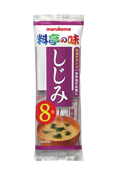 他サイト： マルコメ 生みそ汁 料亭の味しじみ 即席味噌汁 8食×12袋の商品画像