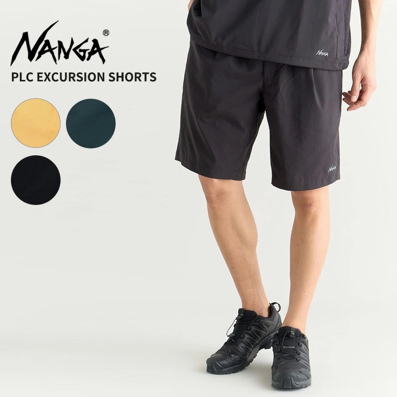 ナンガ メンズ 超軽量 パッカブルショートパンツ PLC エクスカーション 半ズボン ハーフパンツ ボトムス UVカット N2500-1E406A