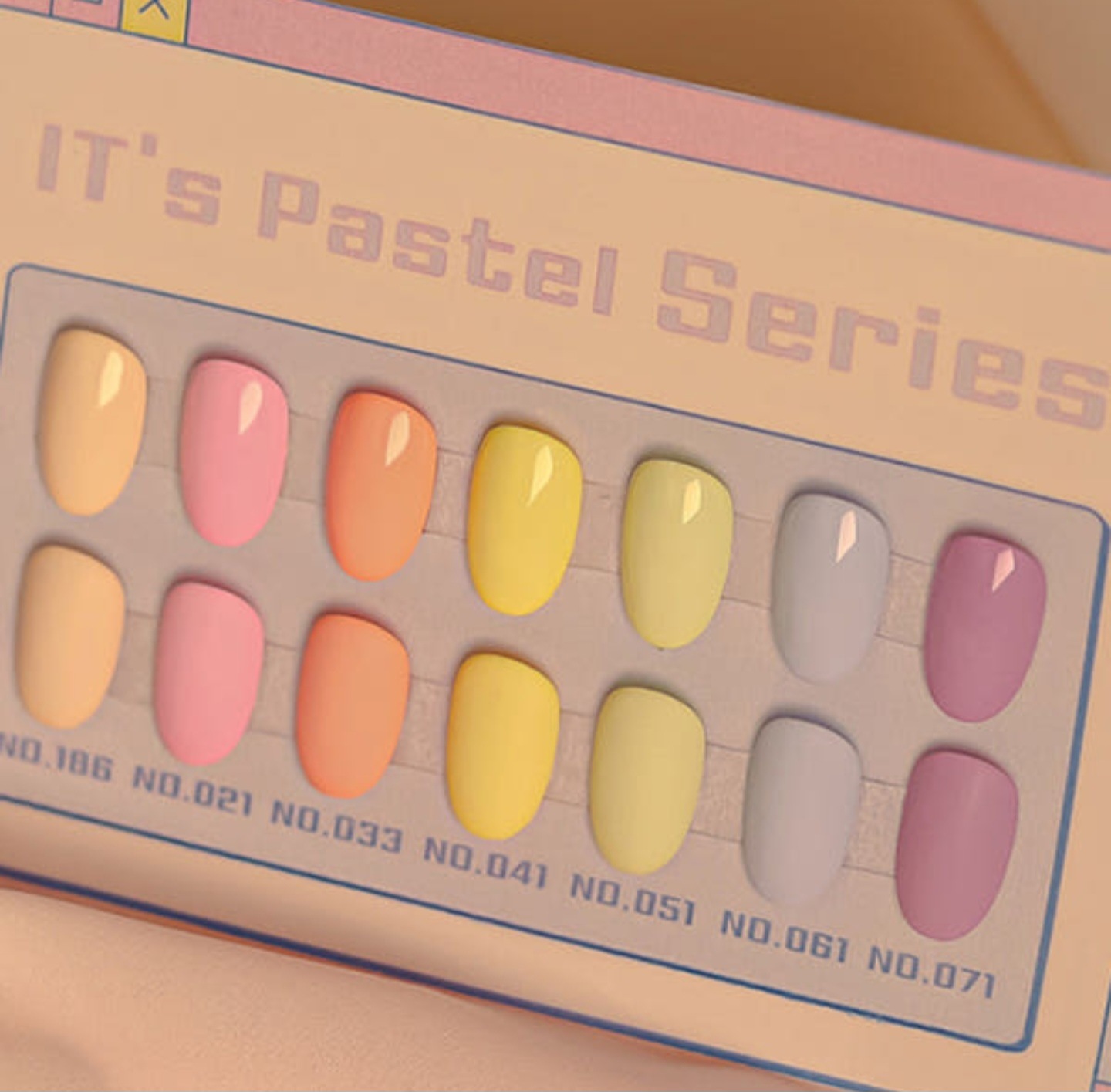 The Gel Its Pastel Series 7 Gel Nails