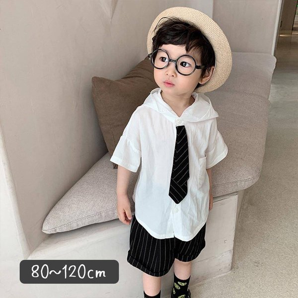 上品 子供服 ネクタイ ベビー フォーマル かっこいい おしゃれ フード付き 半ズボン 半袖 Tシャツ ボトムス トップス 上下セット セットアップ 男の子 キッズ フォーマルセット ドレス サイズ 110cm Www Pulse Orange Cm