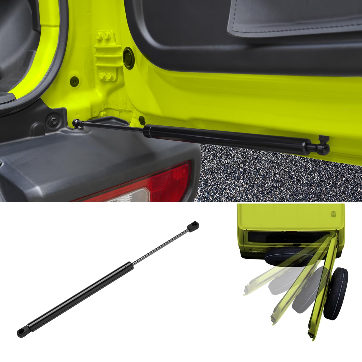 ジムニー JB64W JB74W JC74W バックドアダンパー 自由停止 ジムニーシエラ 無段階 リアゲートダンパー ジムニーノマド JC74 JB64 JB74 スズキに適合 リ