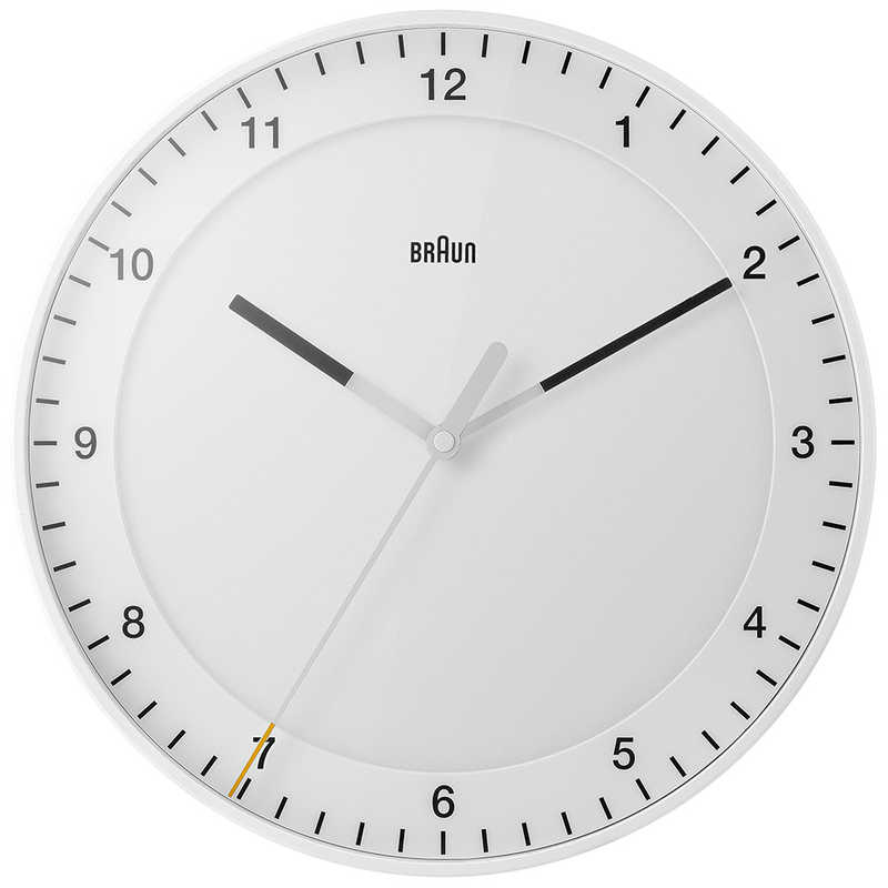ブラウン　BRAUN　BRAUN Wall Clock ホワイト　BC17W