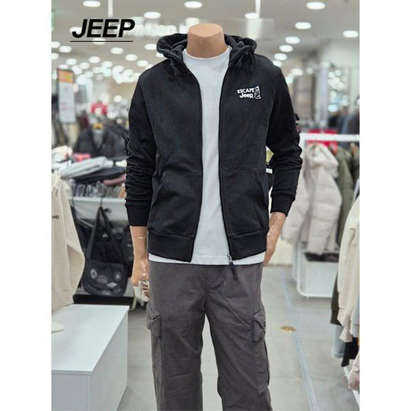 男女共用カンガルーポケットフードジップアップ(JQ0TZU098)_DG