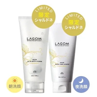 Qoo10] ラゴム 【朝夜洗顔セット】ジェルトゥウォーター : スキンケア