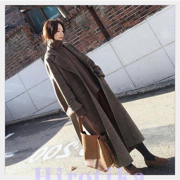 チェスターコート レディース ロング丈 秋冬アウター 無地 ラシャコート レディース ジャケット 通