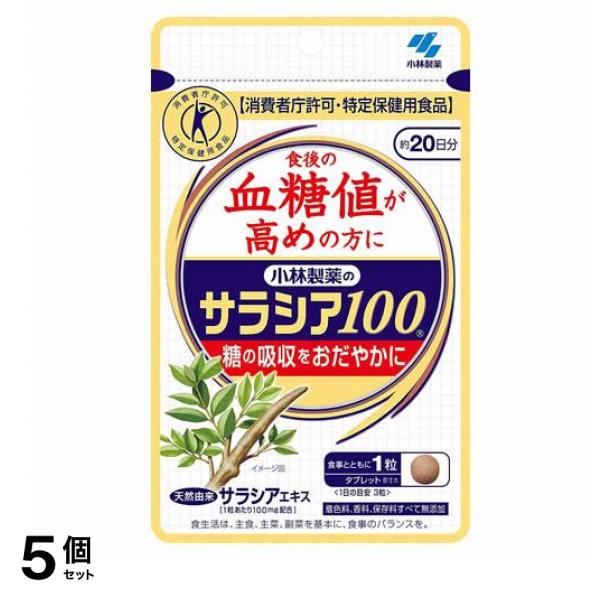 上品な 小林製薬 サラシア100 60粒 5個セット その他 - flaviogimenis.com.br