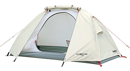 テント ソロテント 1人用 サイズ/210×140×H110cm パッキングサイズ/39×18×18cm UV・PU加工 キャリーバッグ付き トレッカー UA-40 ホワイト