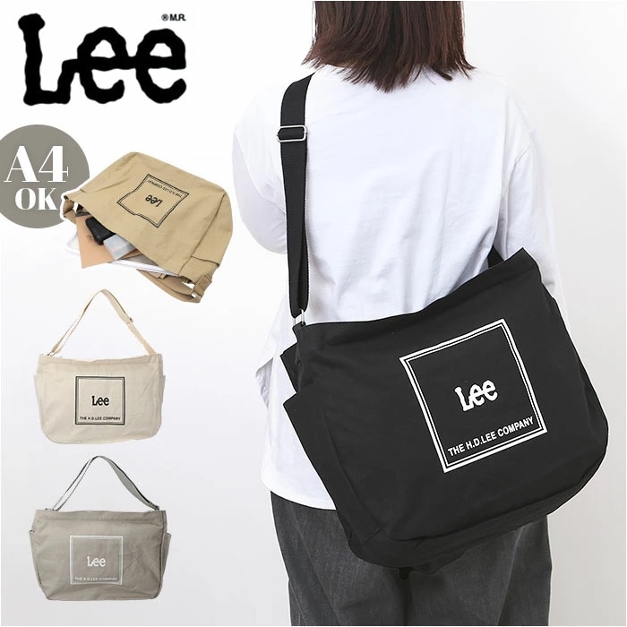 Lee リー ショルダーバッグ 320-1353 通販 肩掛けバッグ ショルダーバック 手提げバッグ 肩掛けバック 小さめ おしゃれ レディース メンズ 布バッグ バッグ バック レディースバッグ メ