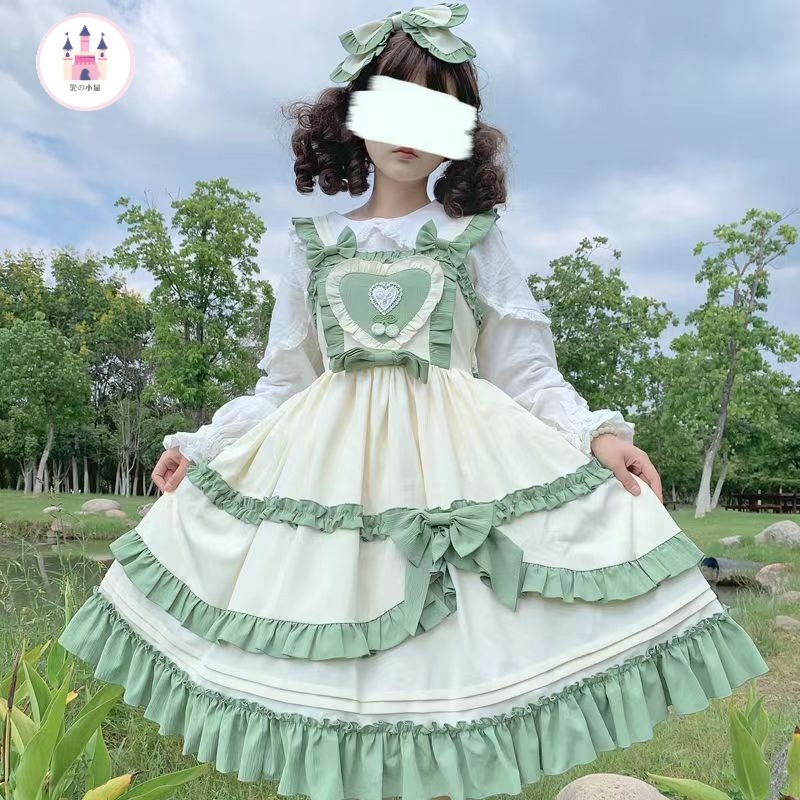 オリジナルデザインロリータ洋装jskキャミソールワンピース