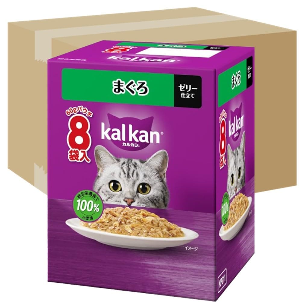 カルカン パウチ 1歳から 60g×160袋（8袋入り×20箱） まぐろ 成猫用 ウェットフード キャットフード 総合栄養食 水分補給 毎日食べることを考えたウェット 猫 kal kan 大容量 まと