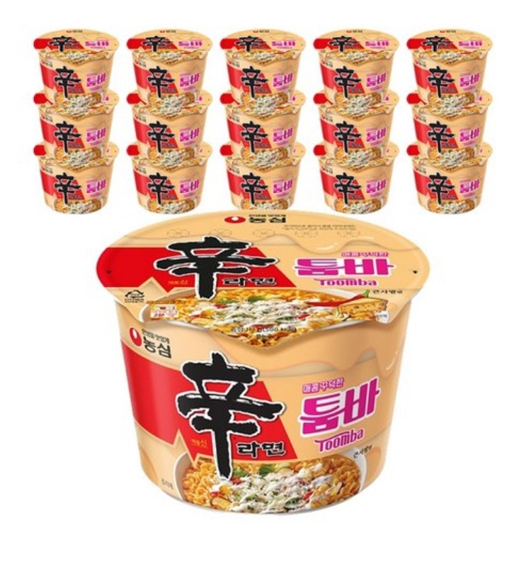 辛ラーメントゥンバ大鉢麺 113g x 16個 (韓国人気ラーメン)