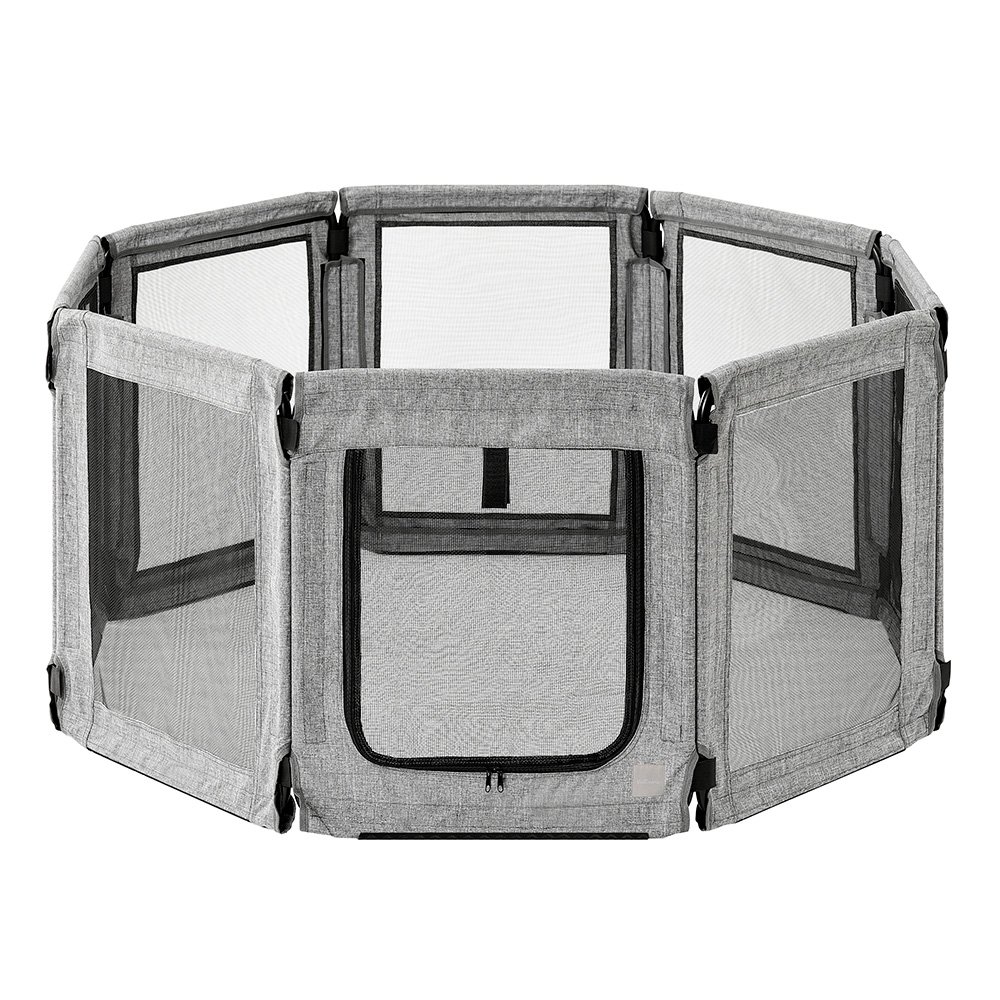 洗える折りたたみペットサークル　ＡＯＰＳ－８Ｐ　グレー　ＣＲＣ40―50―28―00―00