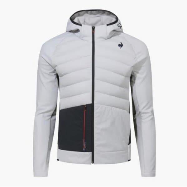 フードジップアップ NQJ QQ121EFT12-LGR トリコットボンディングフードジップアップ ライトグレー