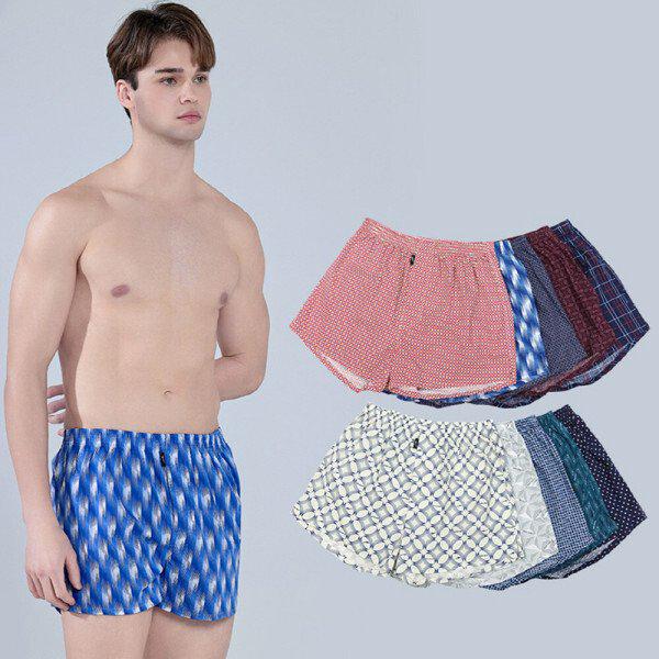綿100％トランクス四角パンツ10種セット