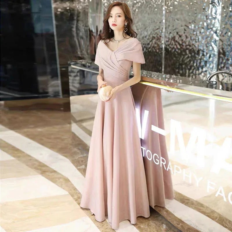 2024 春 ワンピース フレンチイブニングバースデーエレガント 結婚式 ドレス パーティードレス お呼ばれ 披露宴