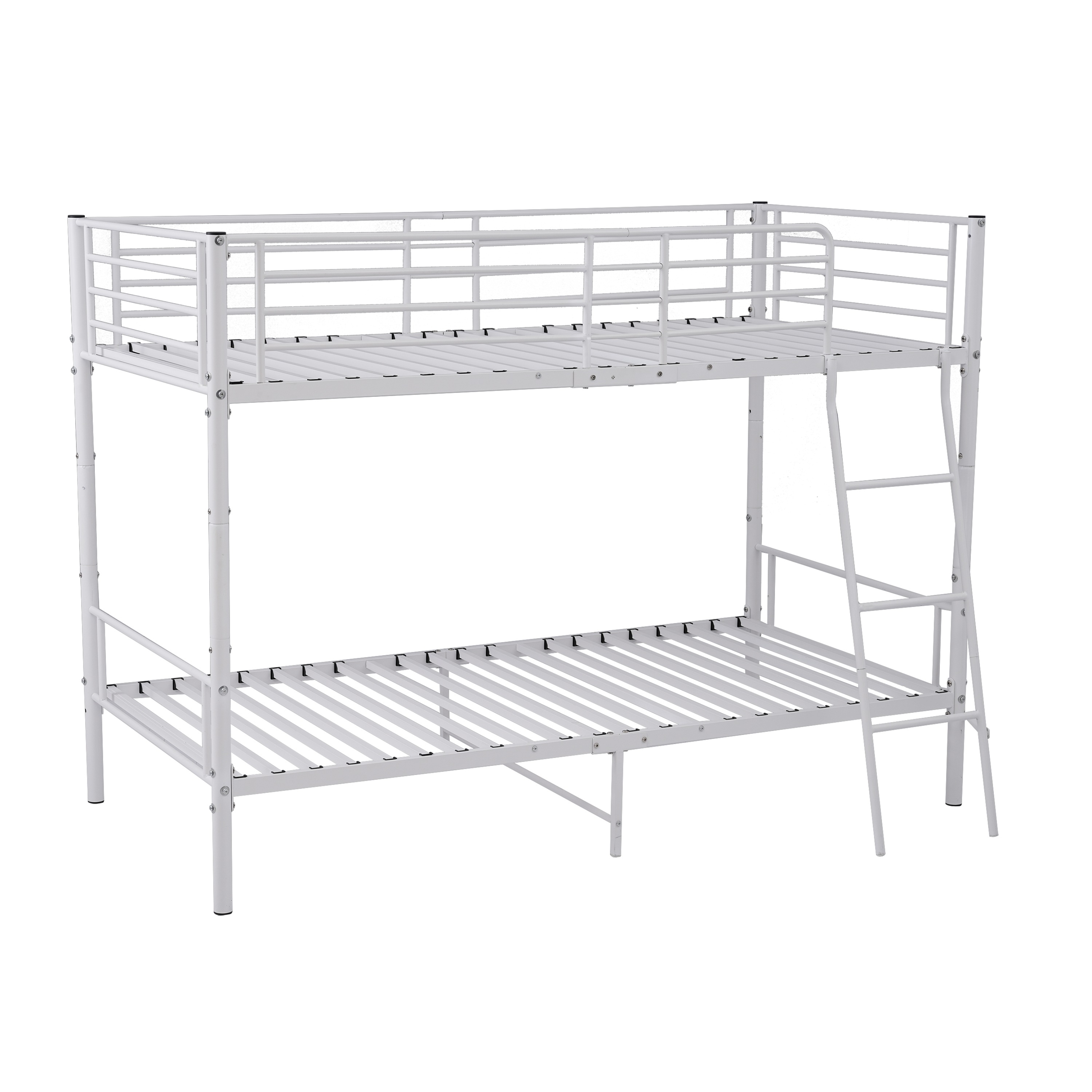 【国内発送！24時間限定価格！】ベッド 欧州安全基準認証獲得済 ロフトベッド シングルベッド パイプ 耐震 頑丈フレーム 大人ベッド 子供部屋 社員寮 学生寮 耐荷重150kg ミドルタイプ 高さ15