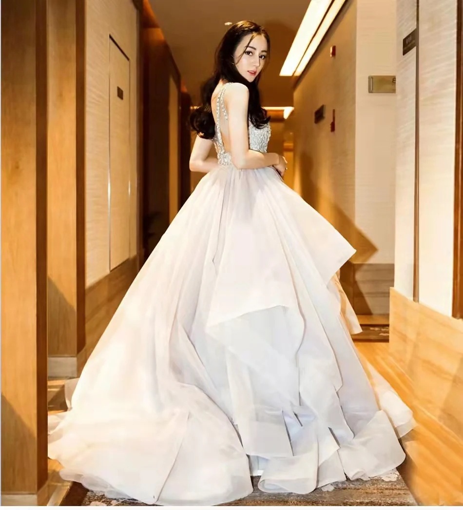 フォーマルドレス 編み上げ ウェディングドレス エンパイアドレス イブニングドレス マキシワンピース バックレスドレス オフショルダー