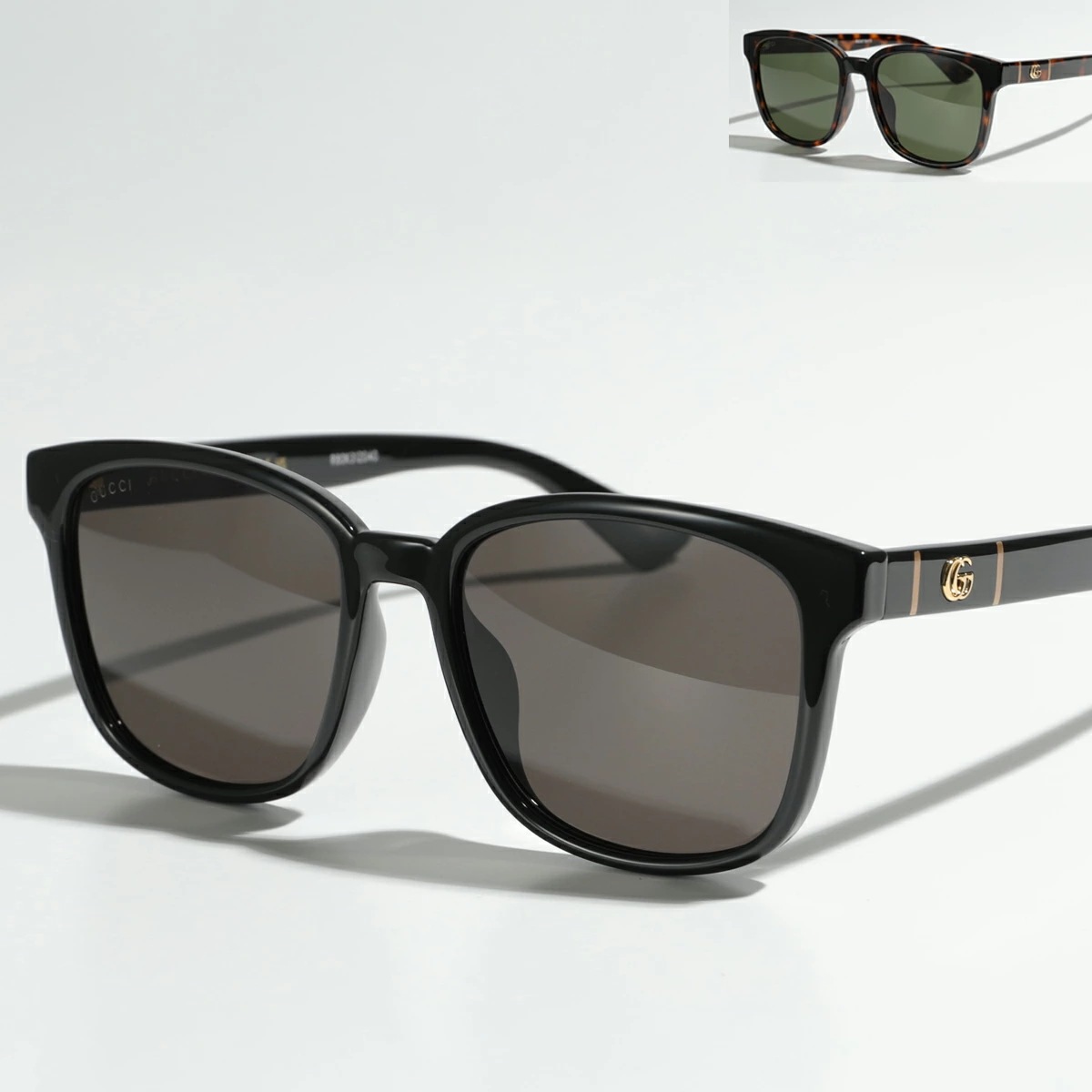 GUCCI グッチ サングラス GG0637SK レディース ウェリントン型 GGロゴ フルリム アジアンフィット メガネ 眼鏡 ロゴ アイウェア カラー2色