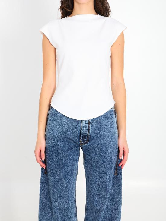 ALAIA Women Tops AA9I0021J095C WHITE