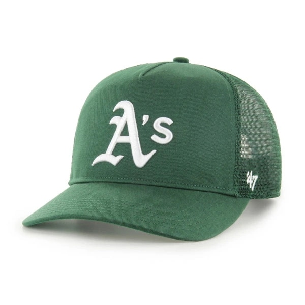[即納]47BRAND オークランド・アスレチックス ATHLETICS MESH HITCH ヒッチ ダークグリーン 緑 47ブランド MLB ハット キャップ 帽子 メンズ 男性 レディース 女性