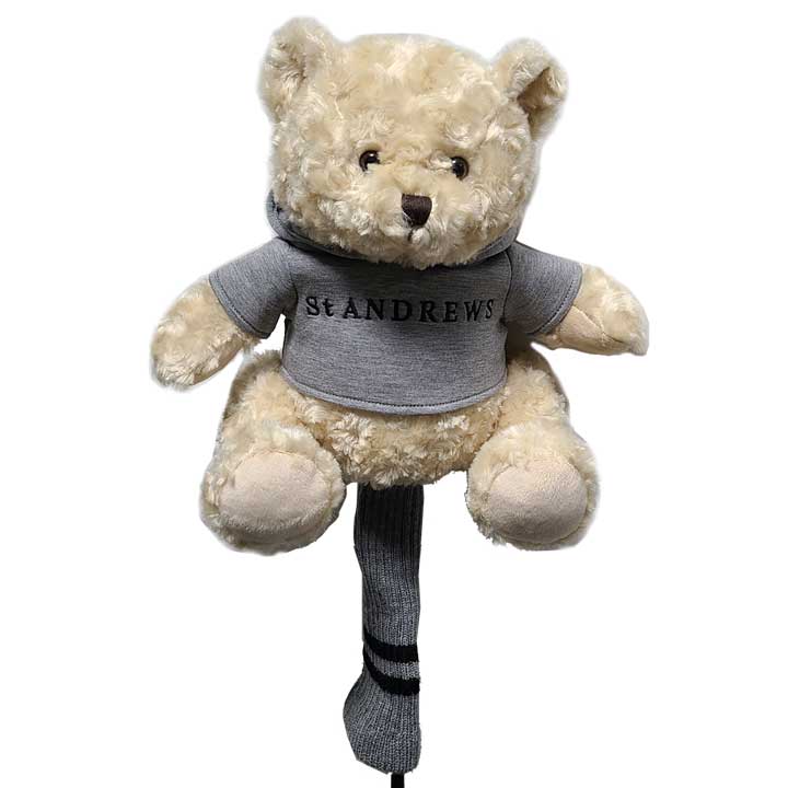 St.ANDREWS ドライバー用 ヘッドカバー テディベア 042-5984321 040：ベージュ 460cc対応 男女兼用 正規品