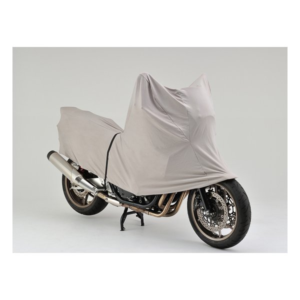 インナーバイクカバー 汎用 裏起毛 ストレッチインナーハーフカバー Lサイズ D22146