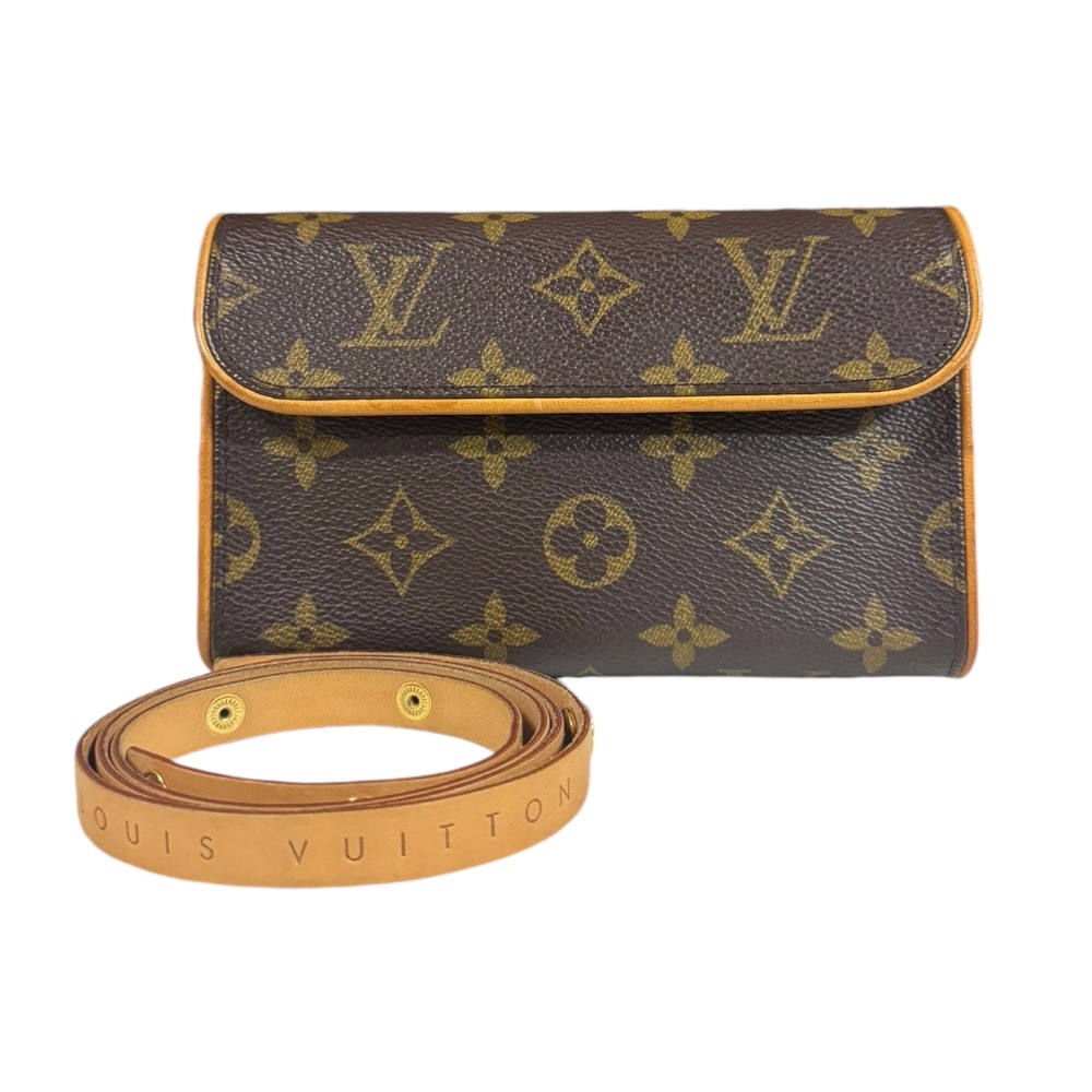 ルイヴィトン ポシェット・フロランティーヌ モノグラム ウエストバッグ モノグラムキャンバス M51855 ブラウン LOUIS VUITTON 中古