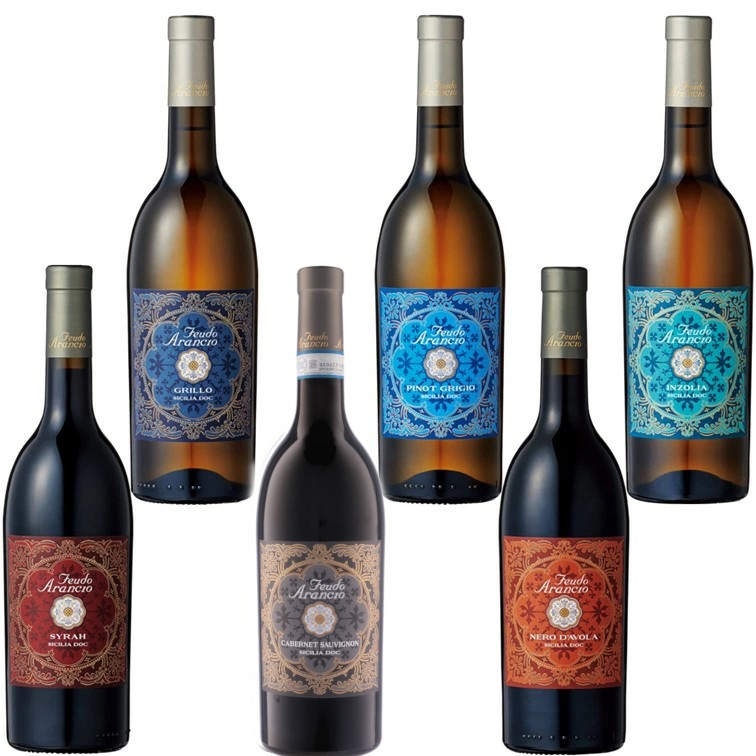 超ハイコスパ　イタリアシチリアワイン フェウドアランチョ 飲み比べ 6本セット 各750ml