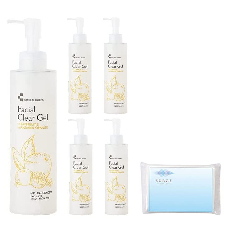【5個セット】 ナチュラルワークス フェイシャルクリアジェル N 200ml * オリジナルロゴ入り