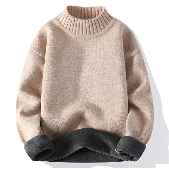 セーター メンズ 裏起毛 ニット ニットセーター ハイネック 長袖 厚手 長袖セーター トップス 無地 秋冬 暖かい トップス プルオーバー ニットソー インナー 4,989円