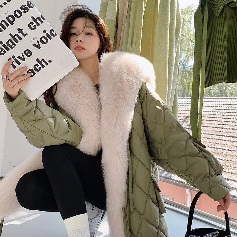 中綿コートレディースアウター韓国ファションファーカラーおしゃれフリースに決まりダウンジャケット