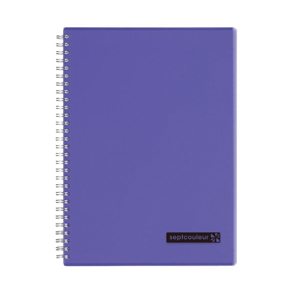 マルマンリングノート セプトクルール B5 7mm罫 80枚 パープル N571B-10 1セット（5冊）