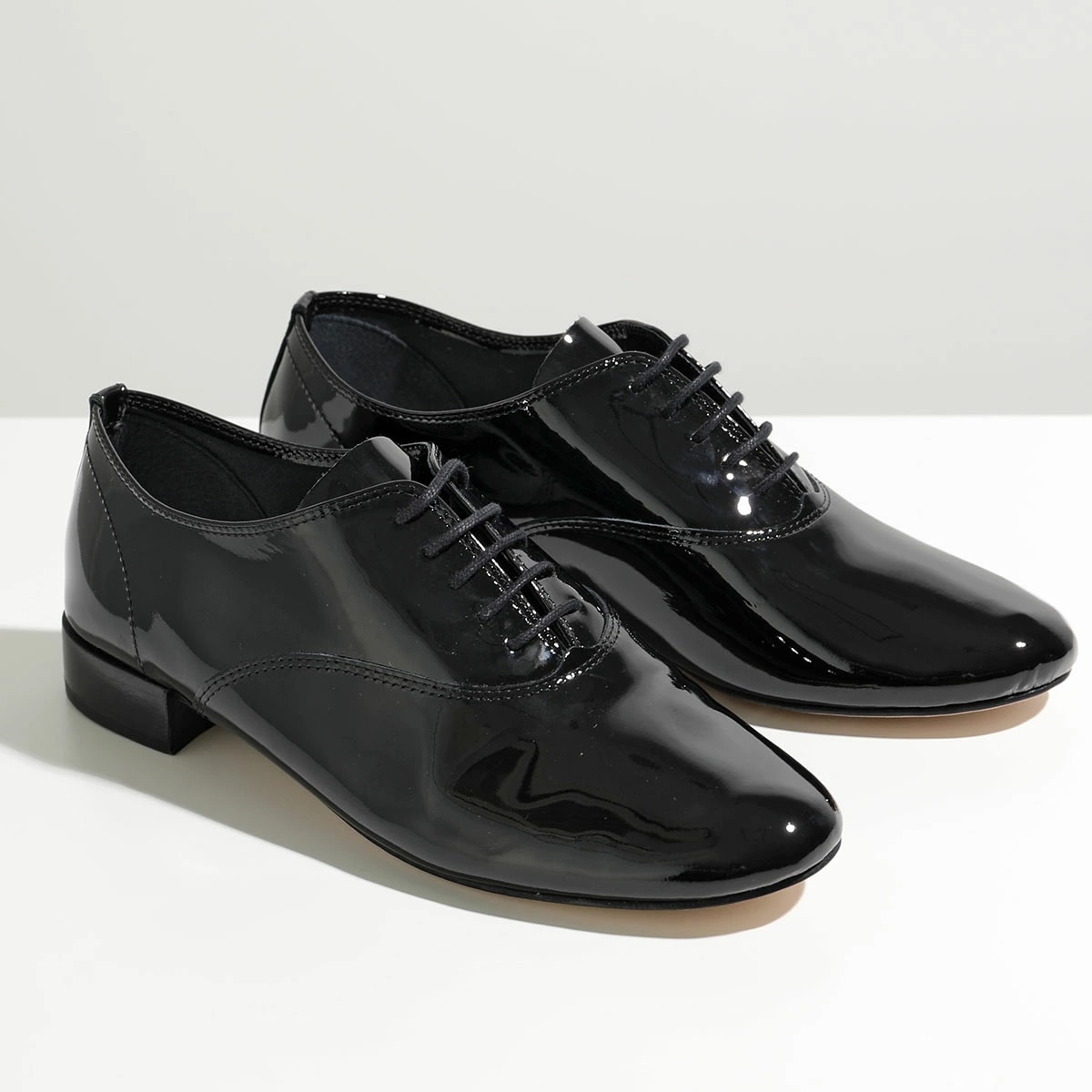 repetto レペット シューズ Zizi Oxford Shoes V377V レディース オックスフォードシューズ レースアップ パテントレザー 靴 410/Noir【NEW SIZE】