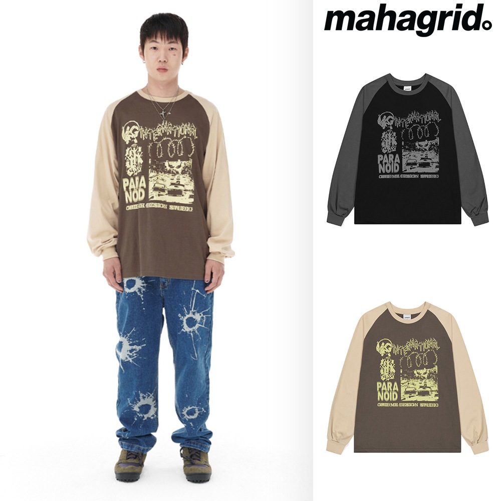 [mahagrid] INTERNATIONAL RAGLAN LS TEE