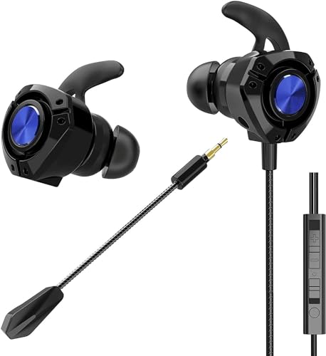 [国内販売限定]ゲーミングイヤホン マイク付き 3.5mm 軽量 重低音 ゲーミングいやほん イヤホンマイク 有線 カナル型 リモコン 通話可能 音量調整 テレワーク ビデオ会議 在宅勤務 誕生日 父