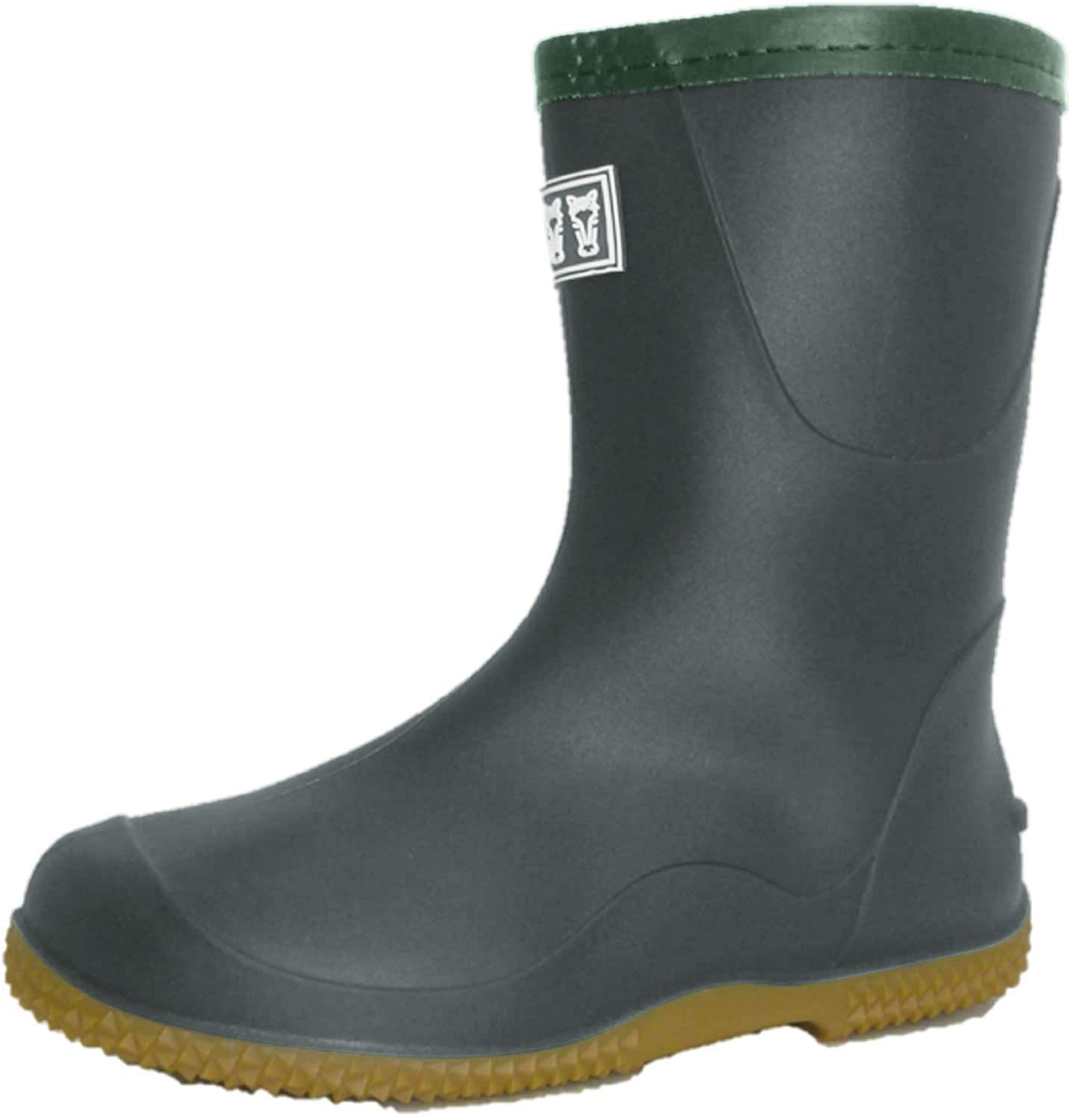 ミツウマ MITSUUMA ベールノース パッカブル レインブーツ 男女兼用 くるくる 7050 カーキ (27.0cm)