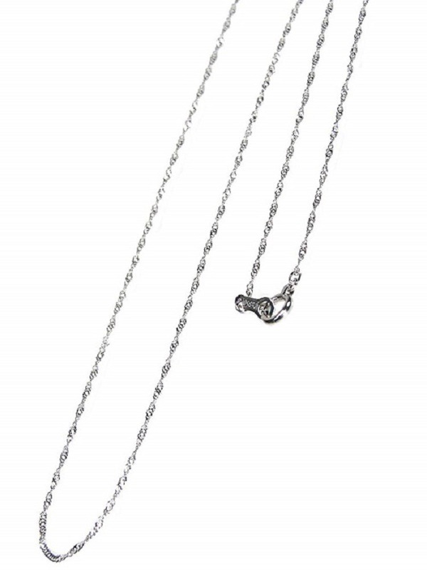 プラチナチェーンネックレス スクリュー45ｃｍPt850