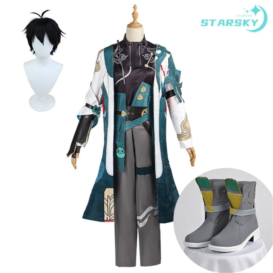 崩壊スターレイル　崩スタ　丹恒　たんこう　風　コスプレ衣装　コスチューム　服　コスプレ靴　ウィッグ追加可能 　ハロウィン