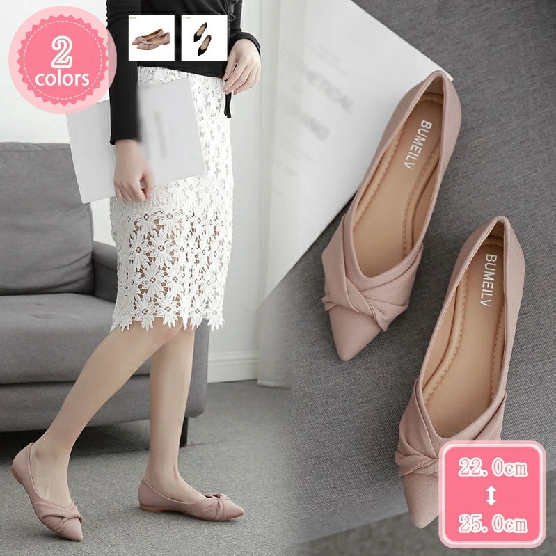 1000円OFFクーポン レディース パンプス ぺたんこ ポインテッドトゥ ローヒール 痛くない フラットシューズ エレガント 美脚 柔らかい 歩きやすい カジュアル 入園式 旅行 オフィス 卒業式