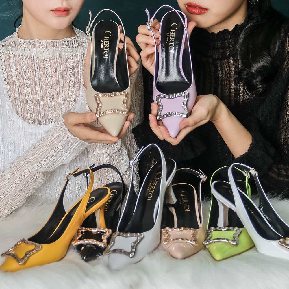 人気が高い Selena 面接 結婚式 おしゃれな靴 高級スーツ靴 バッグ 女性らしい Slingback ハンドメイド オーダーメイド Color Gray Www Pulse Orange Cm