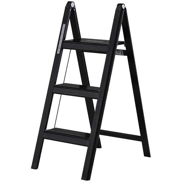 SS80B アルミ薄型踏台3段 メーカー直送